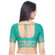 Exclusive Turquoise Kanchipuram Silk Saree 